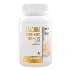 Calcium Magnesium Zinc + D3 90 Таблеток, 5990 тенге